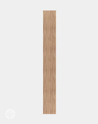 Oak Mini-Ridge flexible tambour wood panel for luxury wall design, showcasing natural oak texture and versatility in interiors.