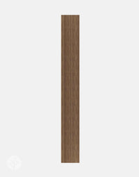 Walnut Mini-Ridge Flexible Tambour Wood Panel showcasing rich walnut fluted design for versatile applications.